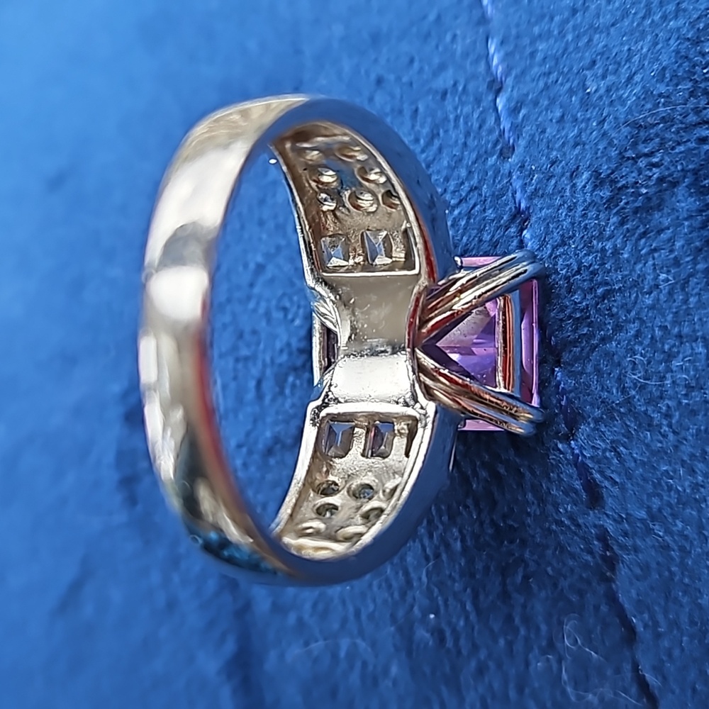 ✨Host Pick✨Purple 💜 Silver ring 925 - Picture 4 of 5